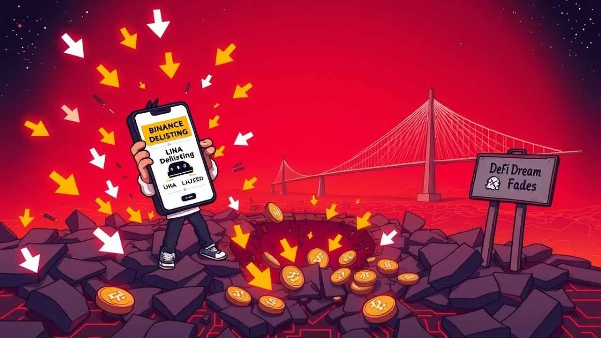 Linear Finance Collapse: LINA Tanks 23% as DeFi Dream Fades