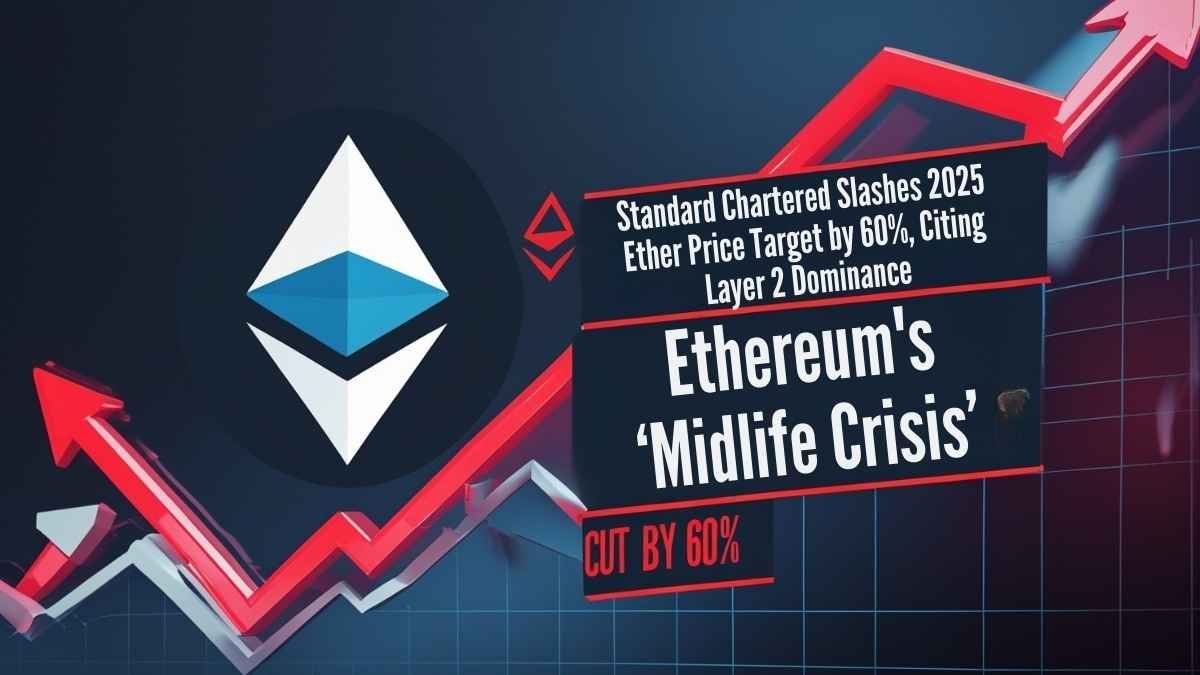 Standard Chartered Slashes 2025 Ether Price Target by 60%, Citing Layer 2 Dominance and Ethereum ‘Midlife Crisis’