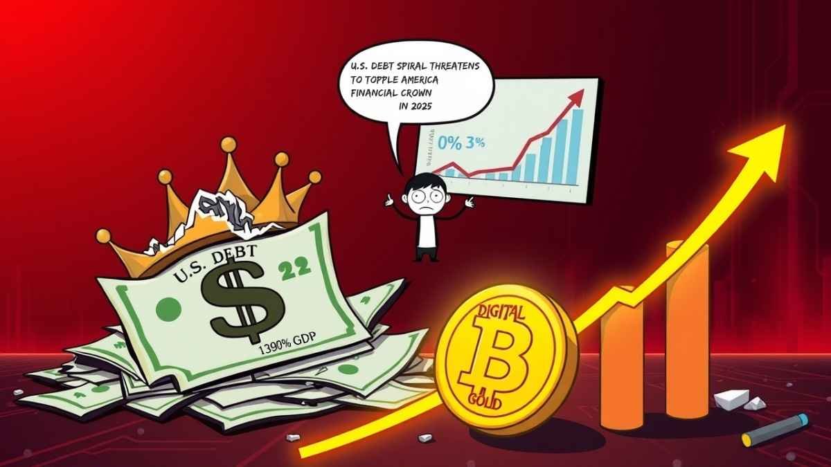 U.S. Debt Spiral Threatens to Topple America Financial Crown in 2025