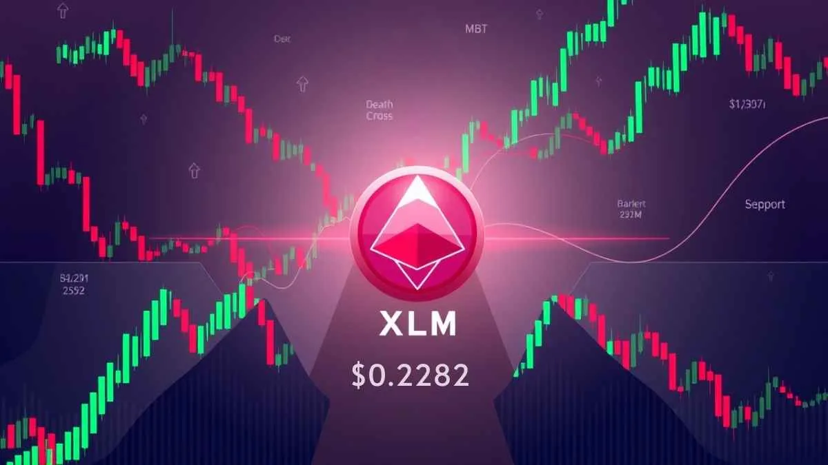 Stellar (XLM) Price Dips: Death Cross Looms, But Bullish Signals Flicker
